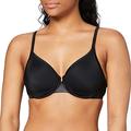 Maison Lejaby Women's NUAGE PUR SG Emboîtant Full Cup Lace Push Up Bra - Black - Black - 40BB (Brand size: 105B)