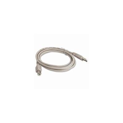 A-B USB 2.0 Cable, Plug and Play, 6', Gray (CCS11150)