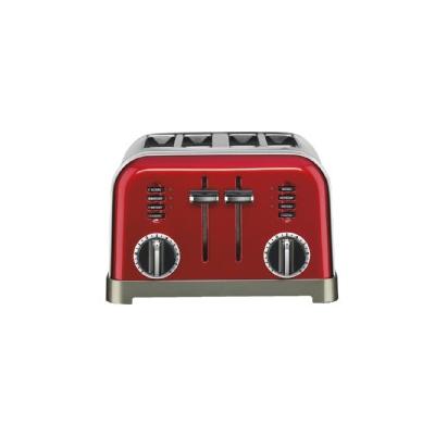 4 Slice Metal Classic Toaster in Metallic Red CPT-180MR