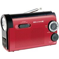 Portable Audio: WeatherX Flashlights Weatherband AM/FM Radio with Flash-light Red WR182R