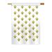 Breeze Decor Royal French 2-Sided Polyester House Flag in White/Yellow | 40 H x 28 W in | Wayfair BD-FU-H-118005-IP-BO-DS02-US