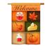 Breeze Decor Scents of Harvest 2-Sided Polyester Garden Flag in Orange/Red/Yellow | 18.5 H x 13 W in | Wayfair BD-HA-G-113050-IP-BO-DS02-US