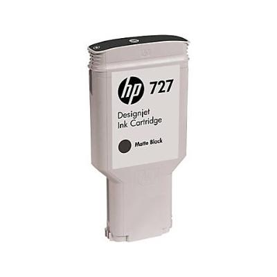 727 Matte Black Ink Cartridge (c1q12a), 300-Ml