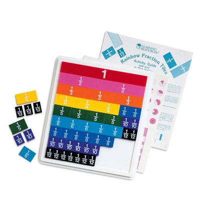 Learning Resources Rainbow Fraction Tiles