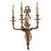 Metropolitan N9800 3 Light Candle-Style Wall Sconce - Gold