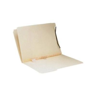 Self-Adhesive End/Top Tab Letter Folder Dividers with Two Fasteners- Manila (100 per Box), Off White