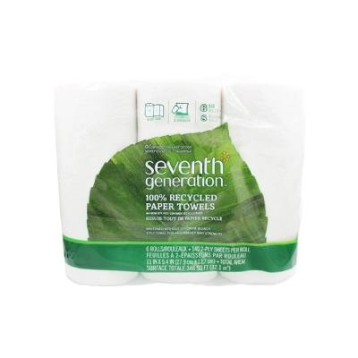 Paper Towels 11 in. x 5.40 in. Recycled Paper Towels 2-Ply (2-Pack) White SEV13731