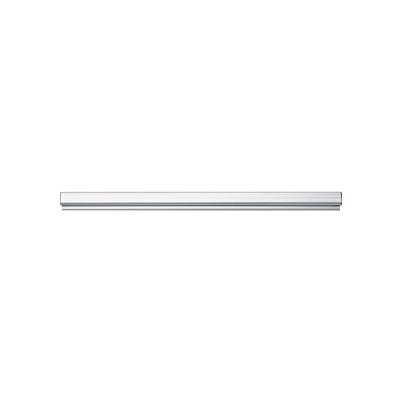 Grip-A-Strip Display Rail, 24 x 1 1/2, Aluminum Finish, White