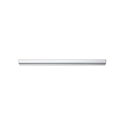 Grip-A-Strip Display Rail, 24 x 1 1/2, Aluminum Finish, White