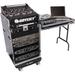 Odyssey FZ1116WDLX Flight Zone ATA DLX Combo Rack Case (Black and Chrome) FZ1116WDLX