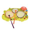 B. toys – Ribbit-tat-tat Light-Up Toy Drum – Interactive Drum with Animal Sounds & Games and Toy Microphone for Kids 2 years +
