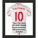 Kwik Picture Framing Ltd Frame for Football Rugby and Cricket shirt Football Shirt DIY Frame | Black Frame | 50cm x 40cm