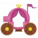 My Wonderful Walls Carriage Wall Decal Canvas/Fabric in Brown/Pink | 19 H x 22 W in | Wayfair 102r-stick-24