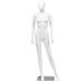 Costway 5.8 ft Full Body Female Mannequin Egghead Manikin with Metal Stand