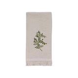 Avanti Linens Greenwood 100% Cotton Fingertip Towel 100% Cotton in Gray | Wayfair 17374IVR