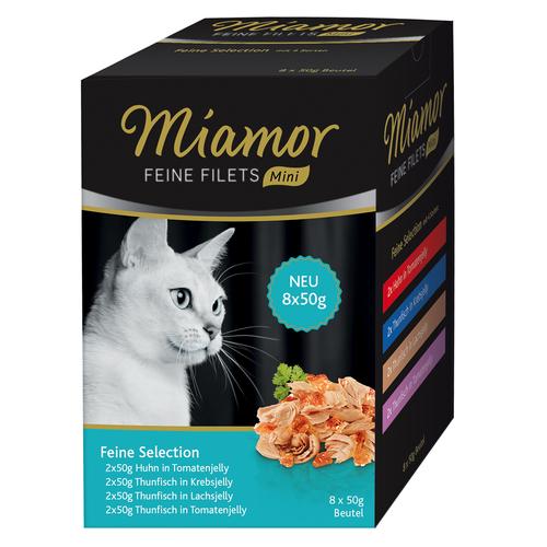 32 x 50g Feine Filets Selection Miamor Katzenfutter nass