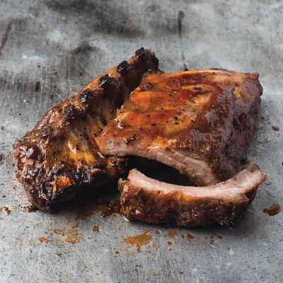 Omaha Steaks Marinated Pork Back Ribs 4 Pieces 1 lb Per Piece