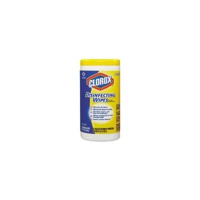 Clorox Disinfecting Wet Wipes, Lemon, One Canister (CLO15948EA)