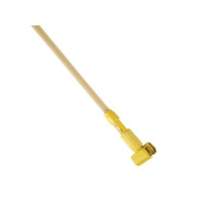 Rubbermaid H216 Gripper 60 Hardwood Mop Handle, Natural/Yellow (RCPH216)