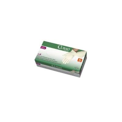 Curad Powder-Free Latex Exam Gloves, Small, 100/Box (MIICUR8104)