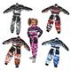 Wulf Motorbike Motorcycle Kids Race Suits WULFSPORT CAMO Cub Kart Quad MX Motocross New Suit Overall (ORANGE, 5-6 Years)