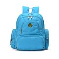 Baby Diaper Bag Smart Organizer Waterproof Travel Diaper Backpack with Changing Pad and Stroller Clips (Blue)