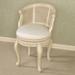 Belhurst Swivel Vanity Chair Antique Ivory , Antique Ivory