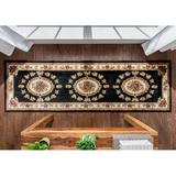 Black 31 x 0.5 in Area Rug - Astoria Grand Colindale Oriental Power Loom/Beige Rug Polypropylene | 31 W x 0.5 D in | Wayfair ASTG5548 34451208