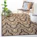 Brown/White 90 x 0.14 in Indoor Area Rug - Corrigan Studio® Addyson Beige/Brown Area Rug Viscose | 90 W x 0.14 D in | Wayfair CSTD3796 34449899