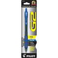 Pilot G2 Retractable Premium Gel Ink Roller Ball Fine Point Pen Blue Ink 1 ea (Pack of 6)