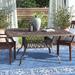 Three Posts™ Lebanon 64" Square Dining Table Metal | Outdoor Dining | Wayfair THPS1704 34492813