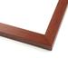 9x14 - 9 x 14 Mahogany Flat Solid Wood Frame with UV Framer s Acrylic & Foam Board Backing - Great