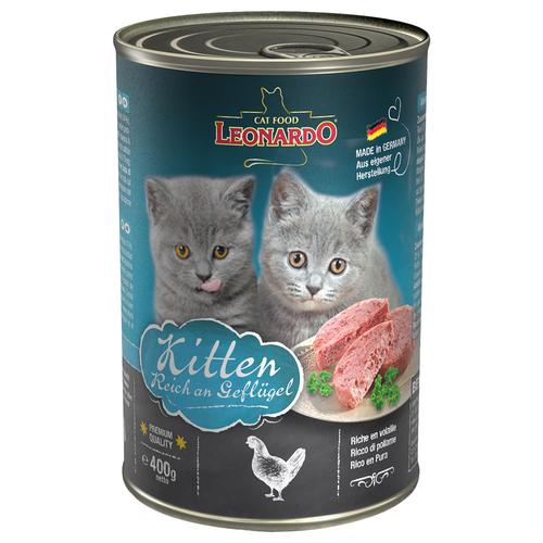 6x400g All Meat - Kitten Leonardo Katzenfutter nass