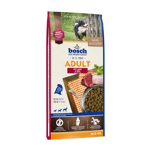 2 x 15kg Adult Lamm & Reis bosch Hundefutter trocken
