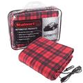 Stalwart Heated Blanket - Electric Car Blanket for Winter - Portable for Camping or Travel Polyester in Red | 43 W in | Wayfair M600032