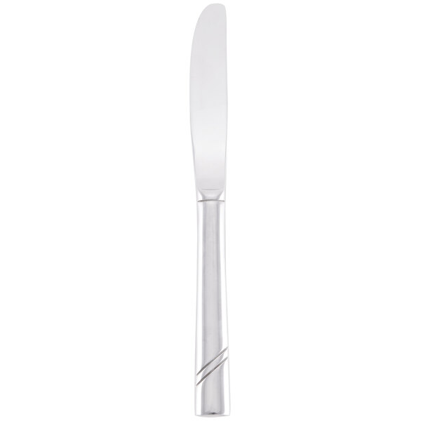 Libbey 988 554 Zephyr 7 1/4" 18/8 Stainless Steel Extra Heavy Weight Bread and Butter Knife - 36/Case