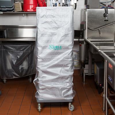 Noble Warewashing 60" Translucent Vinyl Glass Rack Dust Cover with Zipper