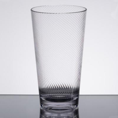 GET 4420-CL Luxury 20 oz. Clear Customizable Tritan™ Plastic Tumbler - 24/Case