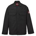 Portwest BIZ2 Men's Flame Resistant Bizweld FR Work Jacket Black, Medium