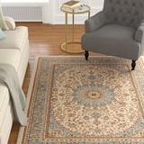 White 79 x 0.5 in Area Rug - Well Woven Timeless Oriental Ivory Area Rug Polypropylene | 79 W x 0.5 D in | Wayfair 36426