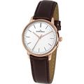 JACQUES LEMANS Men's Analog Quartz Watch with Leather Strap N-217D