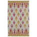 White 24 x 0.13 in Indoor Area Rug - Bungalow Rose Geometric Hand-Woven Silk Light Brown/Pink/Orange Area Rug Silk | 24 W x 0.13 D in | Wayfair