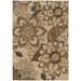 White 46.06 x 0.43 in Area Rug - Charlton Home® Crownfield Floral Beige Area Rug Nylon | 46.06 W x 0.43 D in | Wayfair CHRL1032 34862242