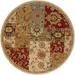 White 92.52 x 0.43 in Area Rug - Red Barrel Studio® Tindell Floral Beige/Red Area Rug Nylon | 92.52 W x 0.43 D in | Wayfair RDBL2007 34860983