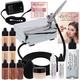 Belloccio's® FAIR Complexion Professional Airbrush Cosmetic Makeup System. Belloccio® Is the Superior Brand of Airbrush Makeup. It's Made in the USA From All FDA Approved Ingredients and Is Paraben & Oil Free. 1 Year Warrantee on All Equipment & FREE...