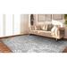 White 47 x 0.43 in Area Rug - Charlton Home® Ania All Over Mashhad Gray Rug Polypropylene | 47 W x 0.43 D in | Wayfair