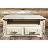 Montana Woodworks® Montana Collection Coffee Table Wood in White | 18 H x 40 W x 21 D in | Wayfair MWCT2D