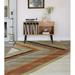 Brown/White 42 x 0.37 in Area Rug - AllModern Chevron Handmade Tufted Wool Brown/Beige Area Rug Wool | 42 W x 0.37 D in | Wayfair