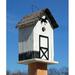 Home Bazaar Bird in Hand Summitville Stable 14" H x 9" W x 8" D Birdhouse Wood in White | 14 H x 9 W x 7.5 D in | Wayfair HBA-1014WS