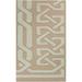 White 24 x 0.16 in Indoor Area Rug - Beth Lacefield for Surya Alameda Geometric Handwoven Taupe/Light Brown Area Rug | 24 W x 0.16 D in | Wayfair